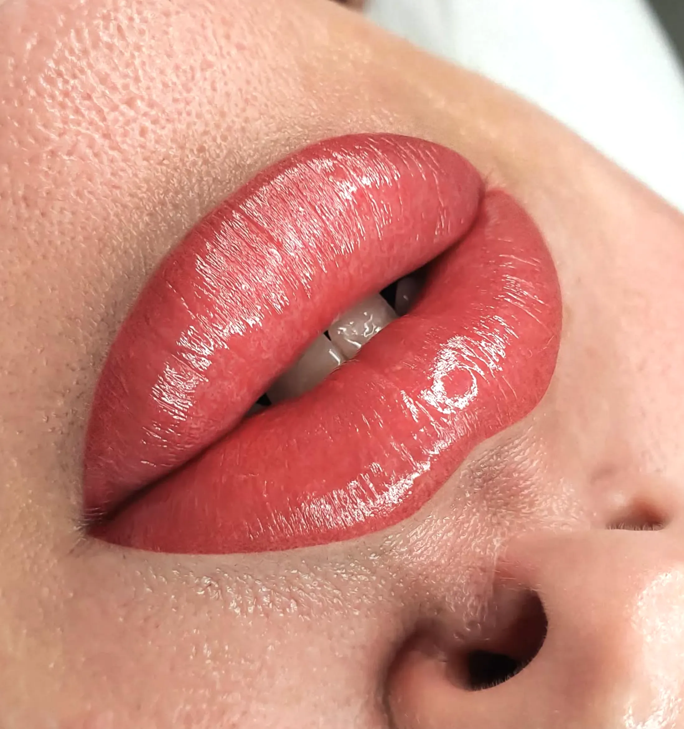 lip tattoo colour correction
